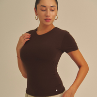 Aurafit Padded Tee / 焦茶(dark brown)