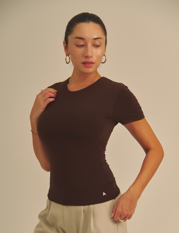 Aurafit Padded Tee / 焦茶(dark brown)