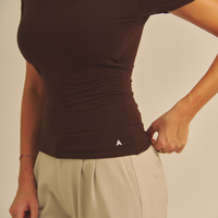 Aurafit Padded Tee / 焦茶(dark brown)