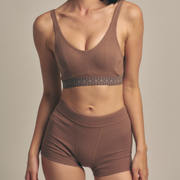 nudy waffle dreamy bra / mocha