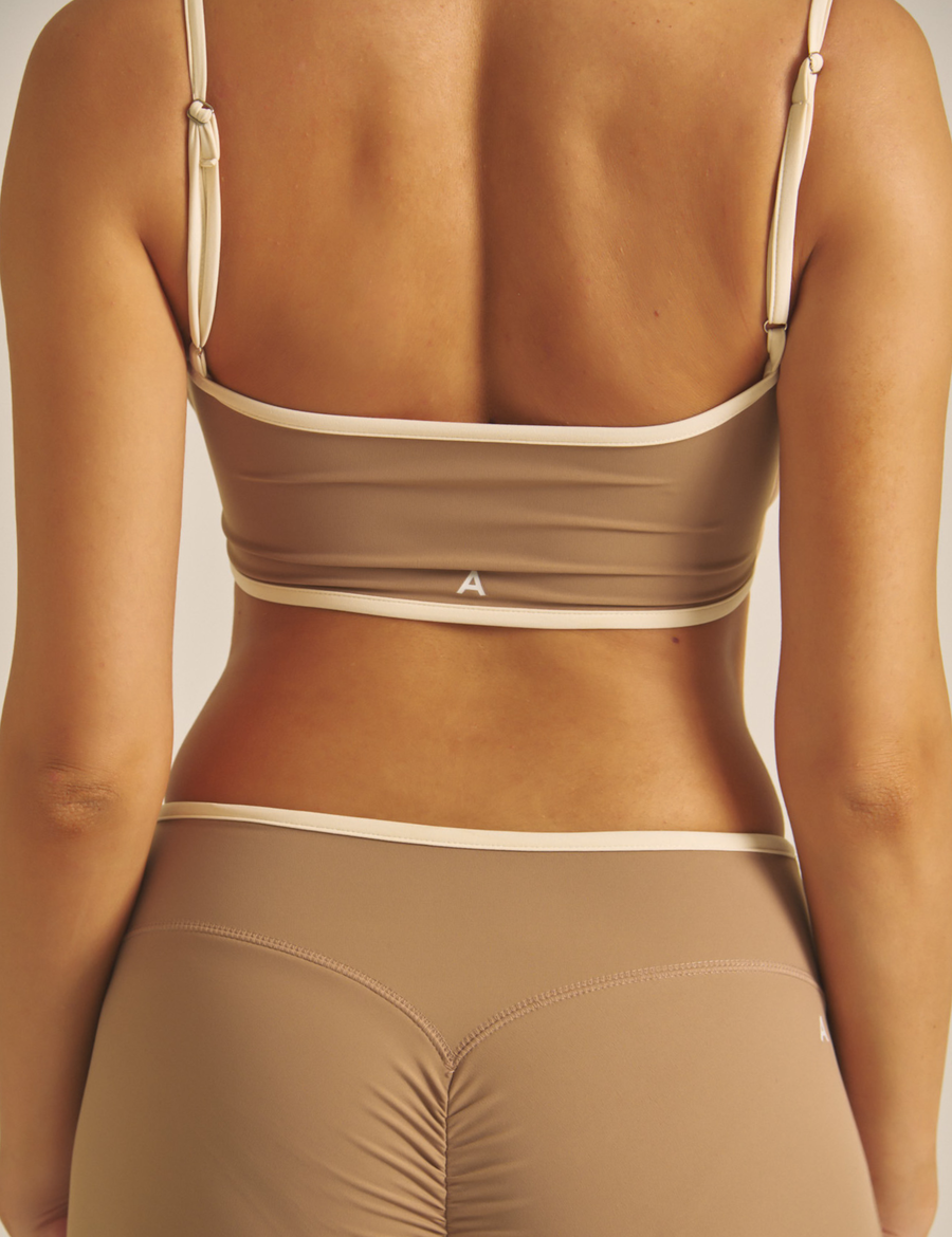 Maple Cross Bra / 白茶(beige)