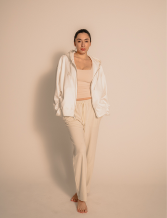 Luxe FlowFit Pants / 胡粉(off white)