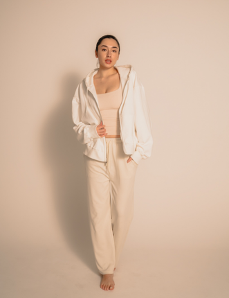 Luxe FlowFit Pants / 胡粉(off white)