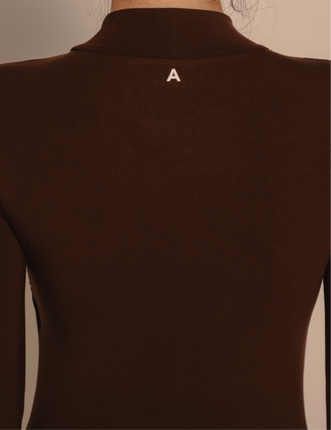 AuraFit Padded Maxi Dress / 枯茶(brown)