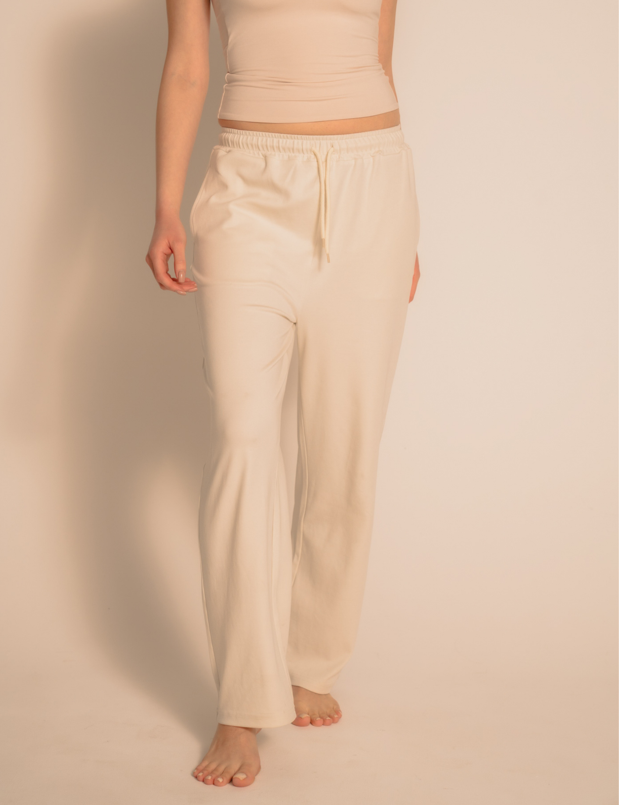 Luxe FlowFit Pants / 胡粉(off white)