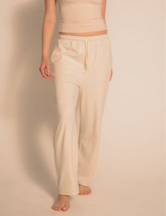 Luxe FlowFit Pants / 胡粉(off white)