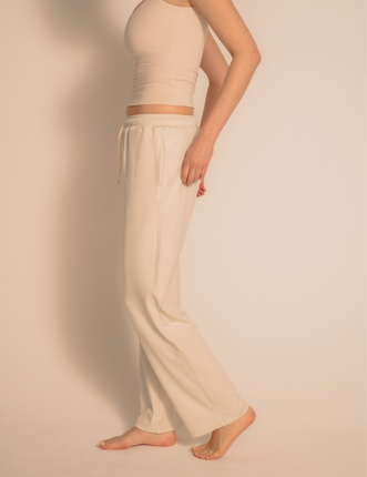 Luxe FlowFit Pants / 胡粉(off white)