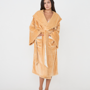 Cuddle Cloud Luxe KIMONO Robe / Honey(light yellow)