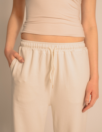 Luxe FlowFit Pants / 胡粉(off white)