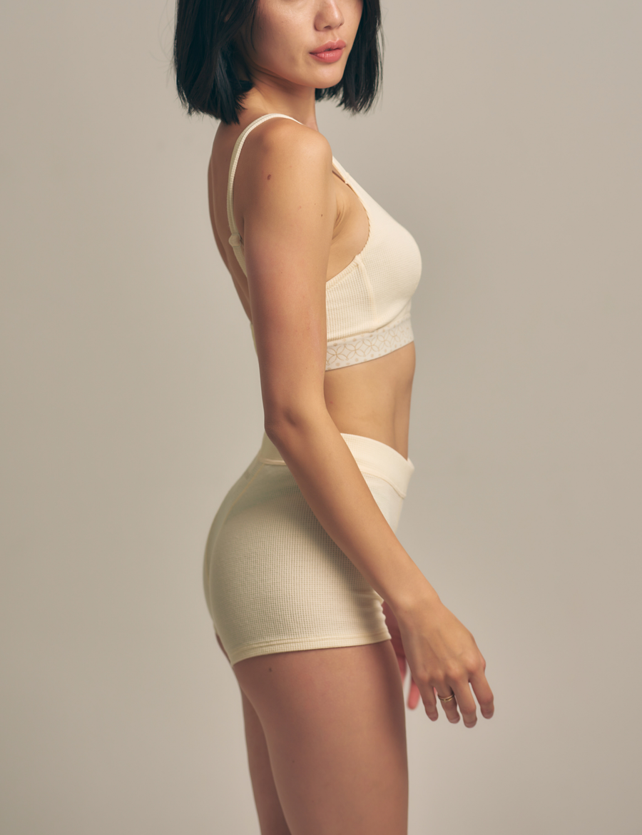 nudy waffle dreamy bra / ivory