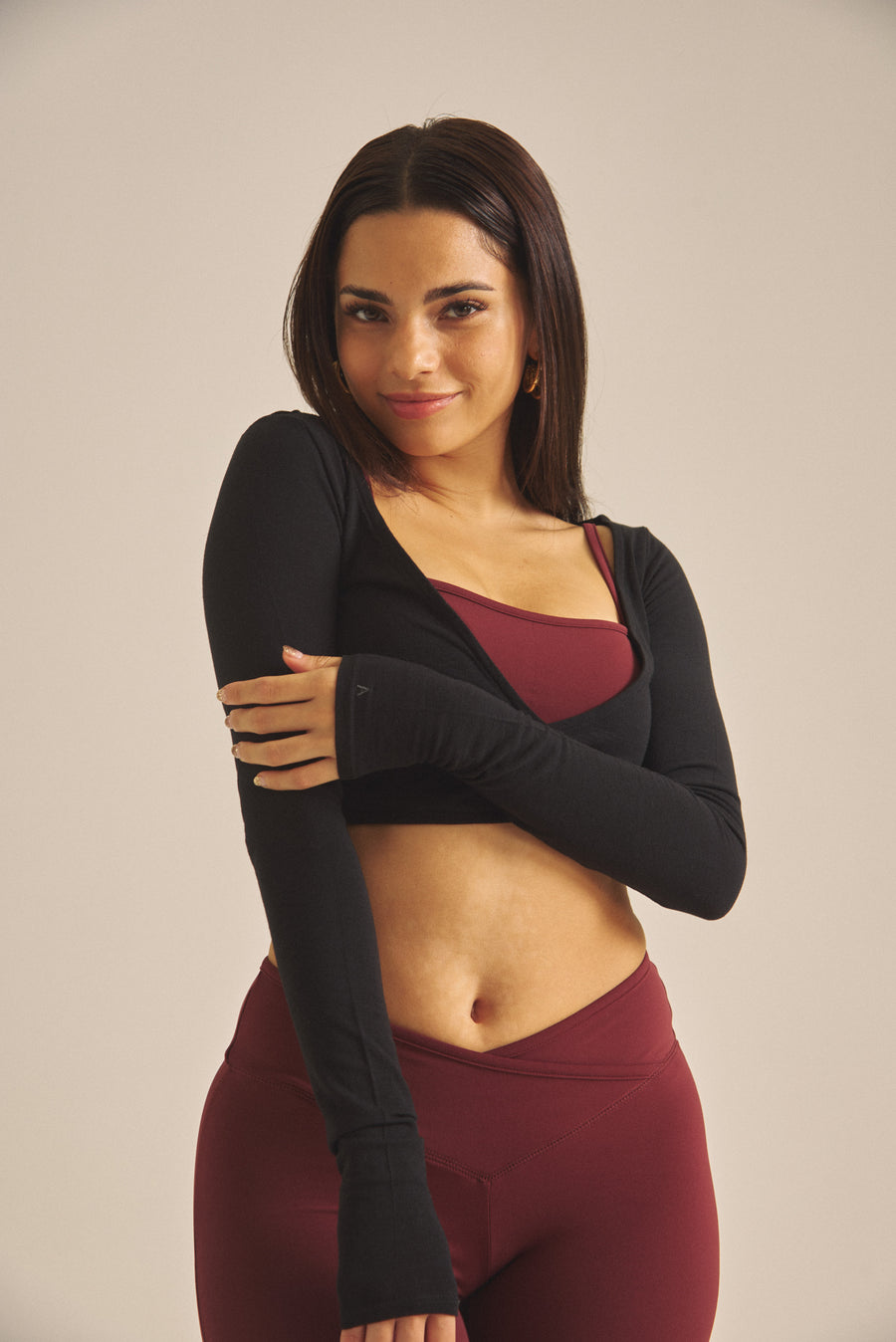 【COMING SOON】Maple Cross Bra / 葡萄茶(burgundy)