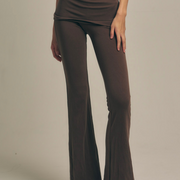 LuxeFit Flare Leggings / 枯茶(brown)