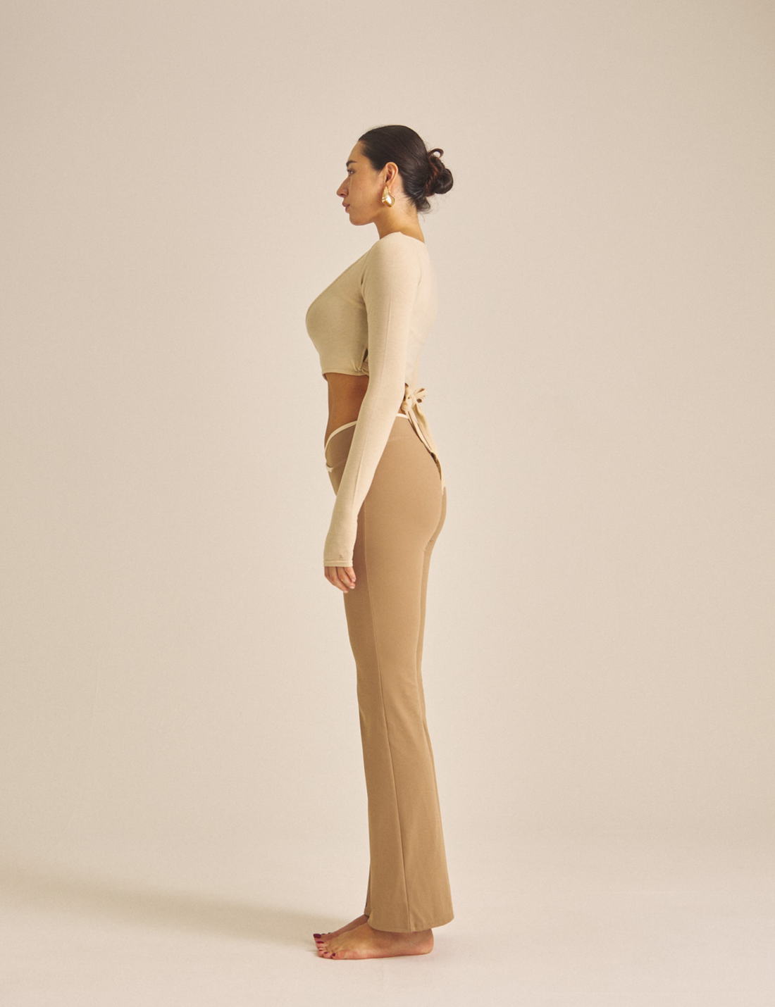 Maple Cross Bra / 白茶(beige)