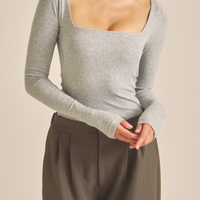 【COMING SOON】Dreamy×WABISABI long sleeve top / 石鼠(stone gray