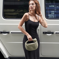 【10月末発送】Dreamy×WABISABI style up camisole dress / 墨(black)