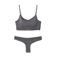 dreamy asanoha bikini set / gray