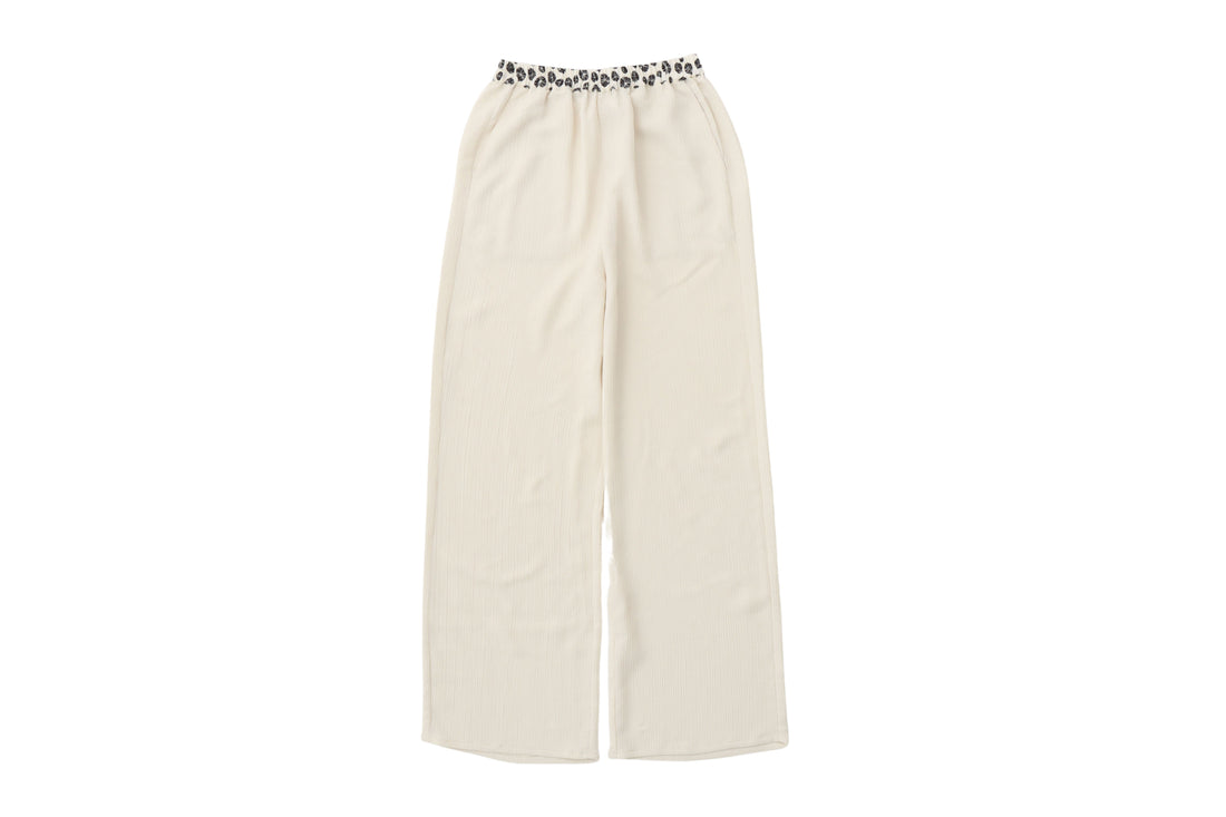 chiffon pleats pants