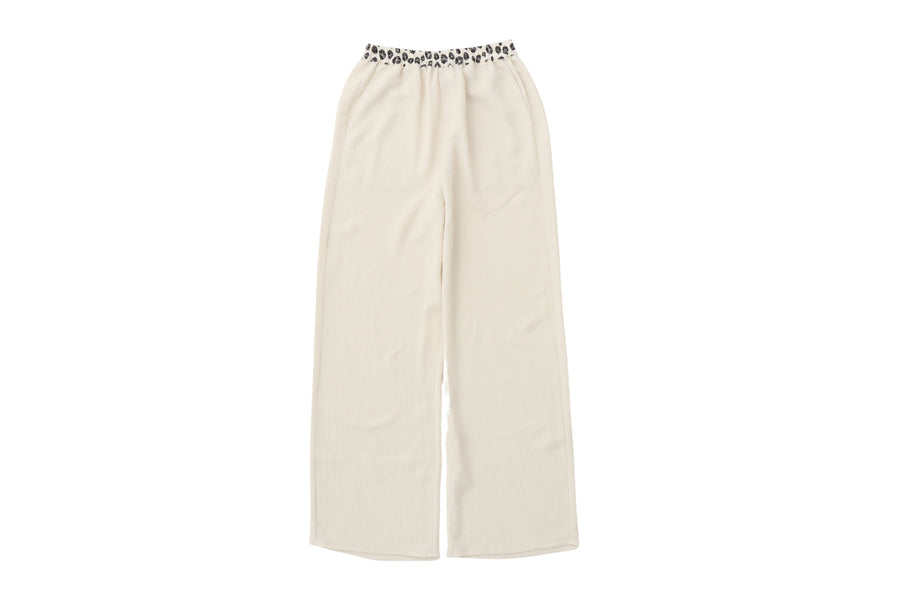chiffon pleats pants