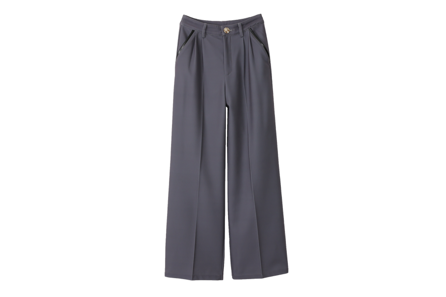 luxe trouser pants / gray