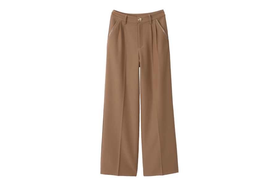 luxe trouser pants / gray