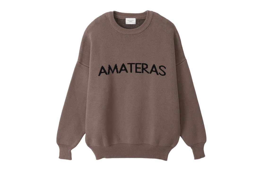logo comfort knit sweater