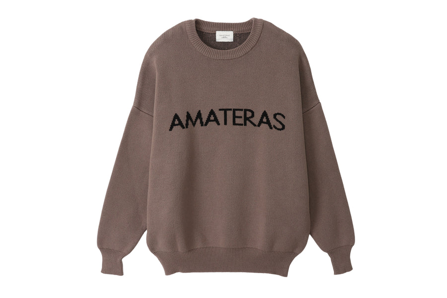 logo comfort knit sweater