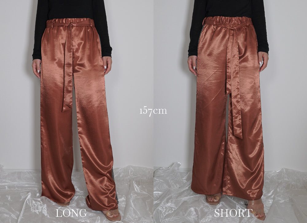 signature wagara sideline pants 24 / 枯茶(brown)