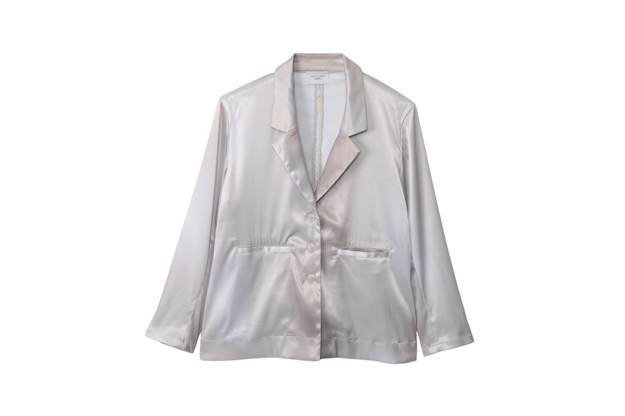 sideline blazer jacket / flax (beige)
