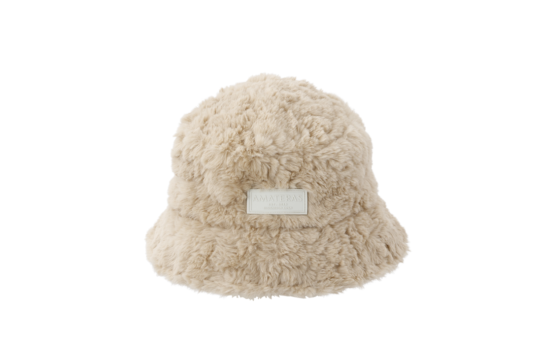 winter fuzzy bucket hat / 薄花(light blue)