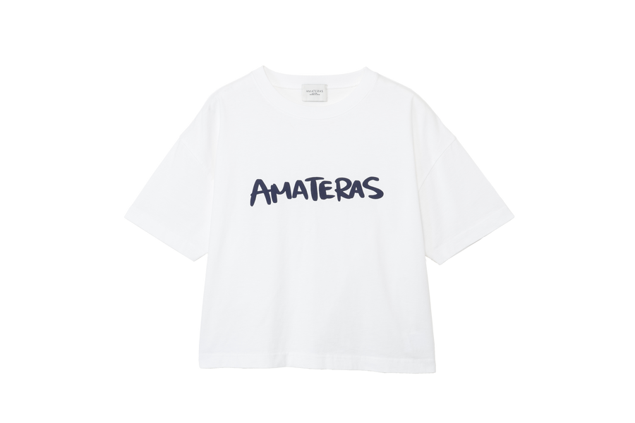 AMATERAS logo Tee / 白茶(beige)