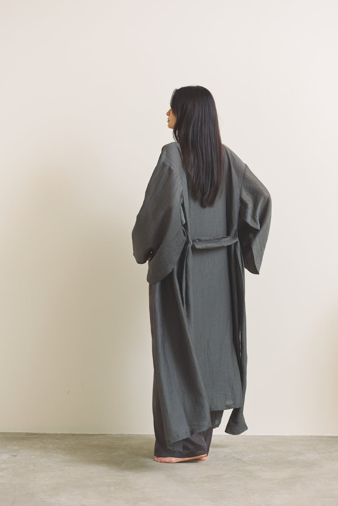 Komorebi Light KIMONO Robe / 薄墨(light gray)
