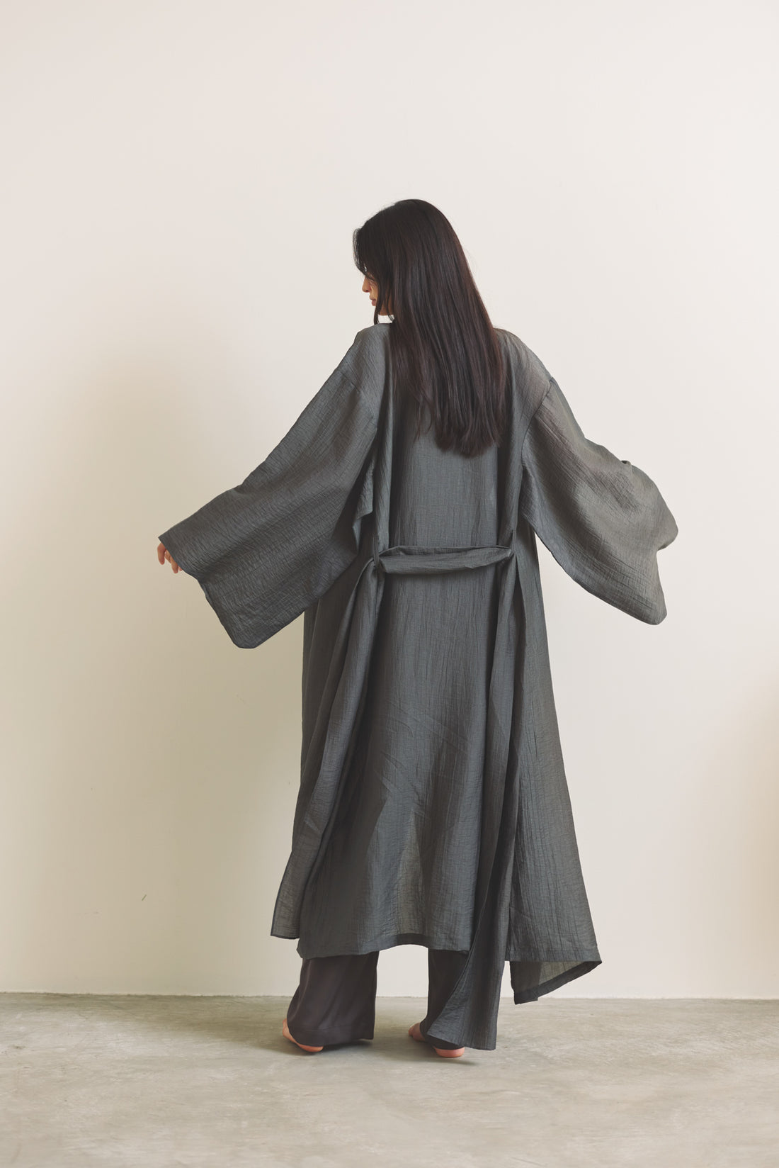 Komorebi Light KIMONO Robe / 薄墨(light gray)