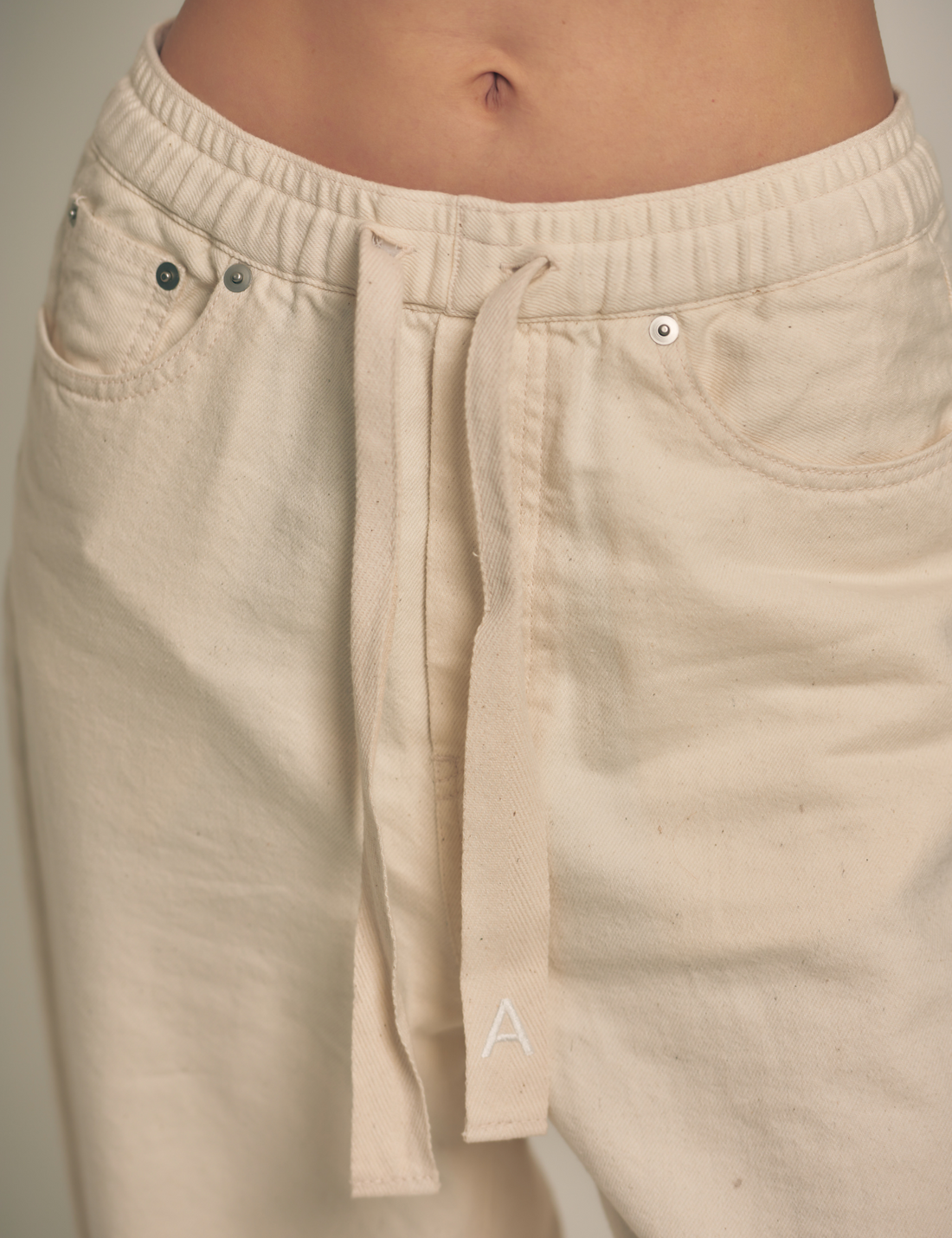 OKAYAMA DENIM×AMATERAS Luxe Lounge Denim / 胡粉(off white)