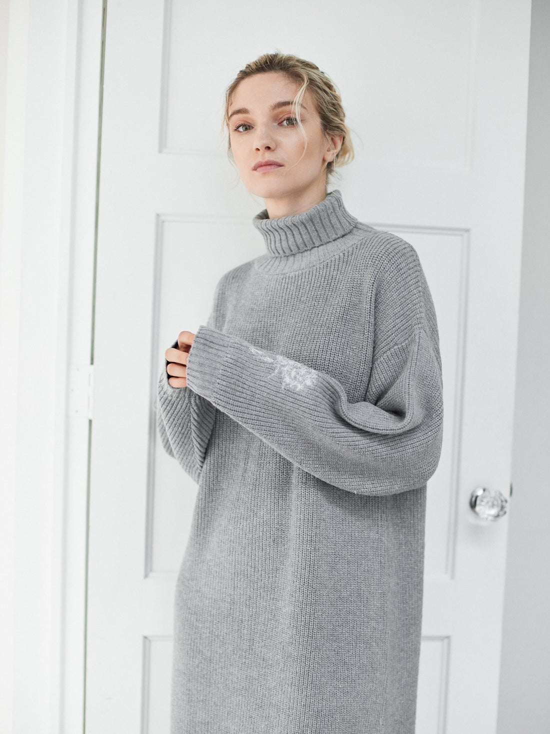 elegant knitted dress