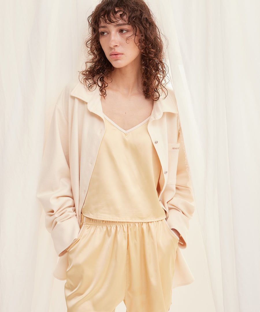 rich collared boyfriend shirt