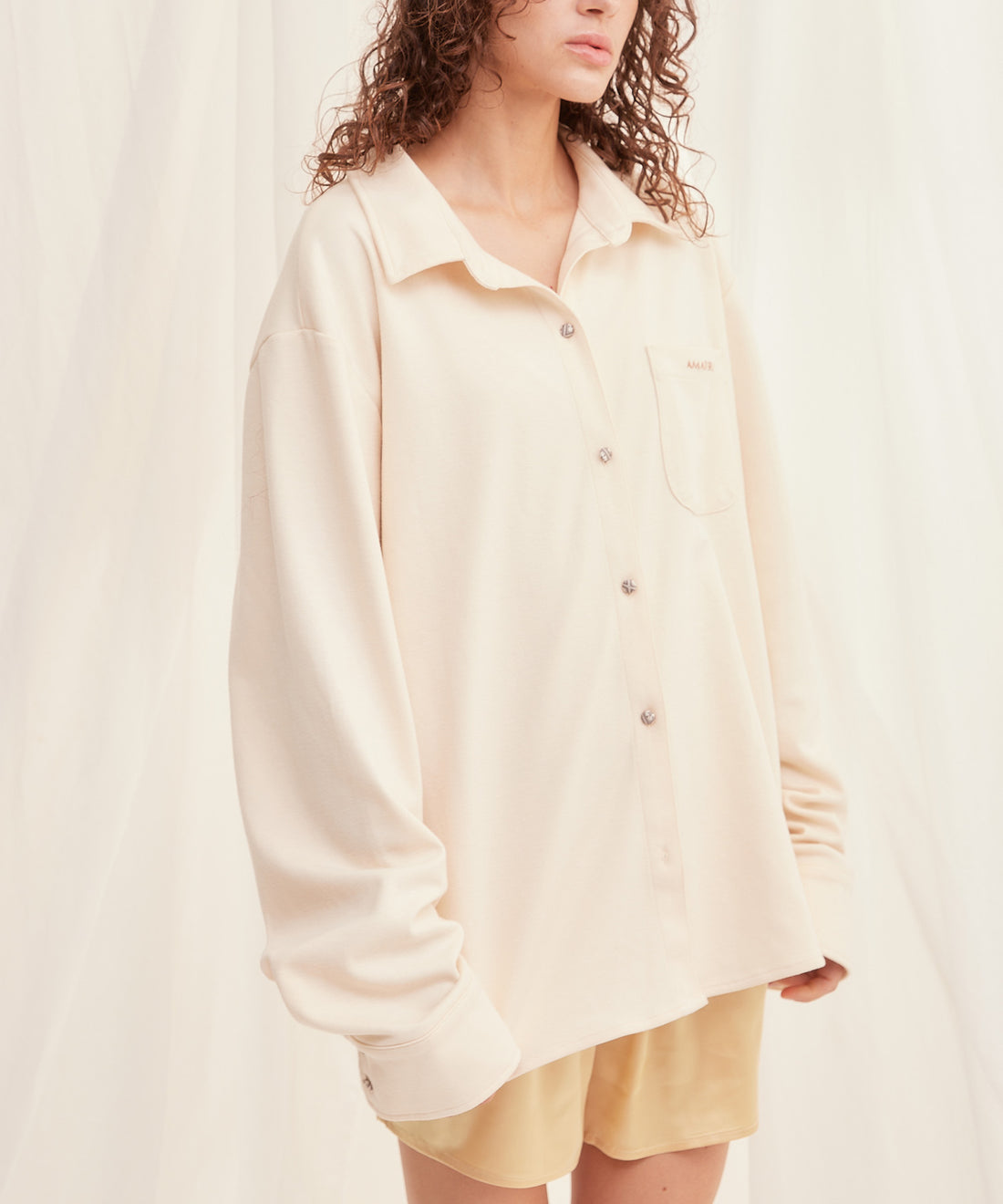 rich collared boyfriend shirt