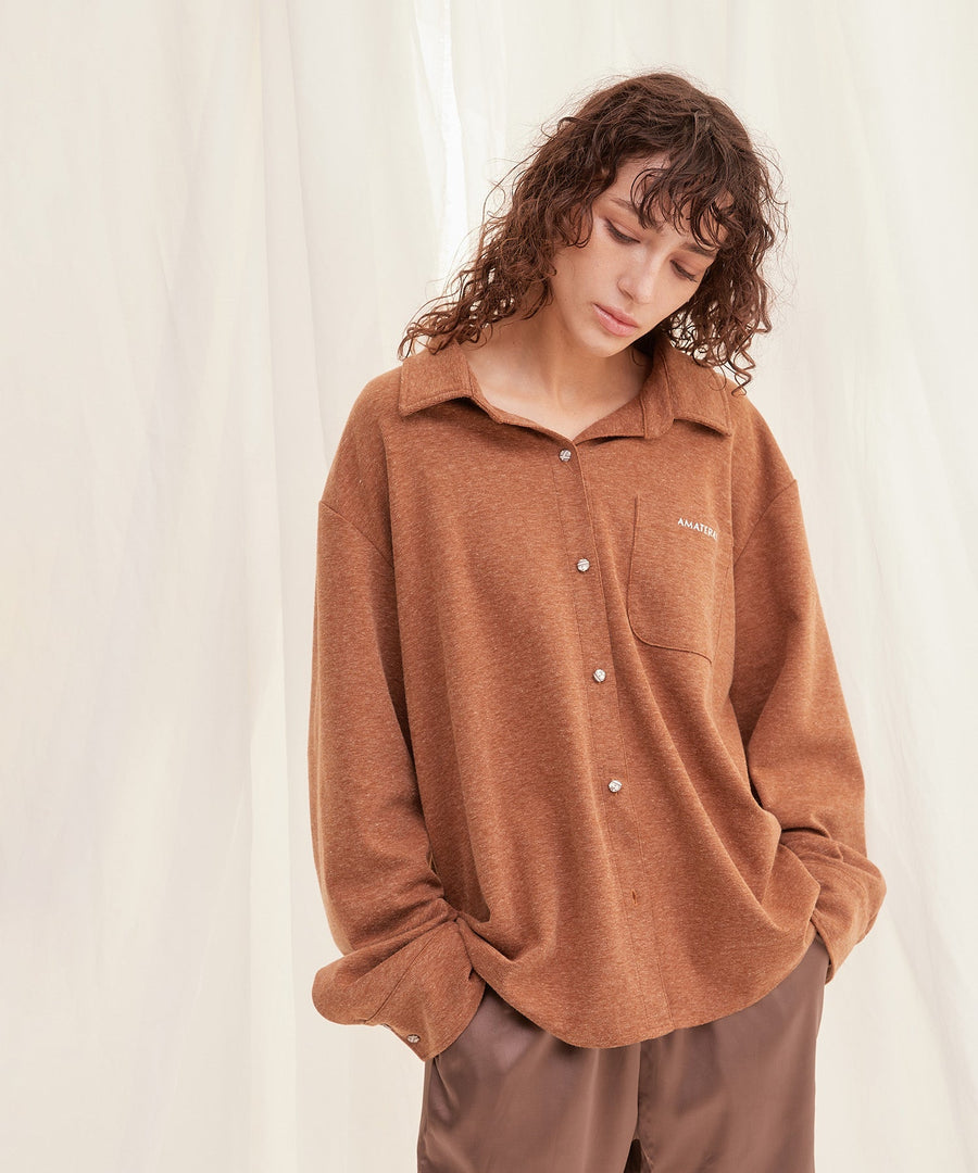 rich collared boyfriend shirt