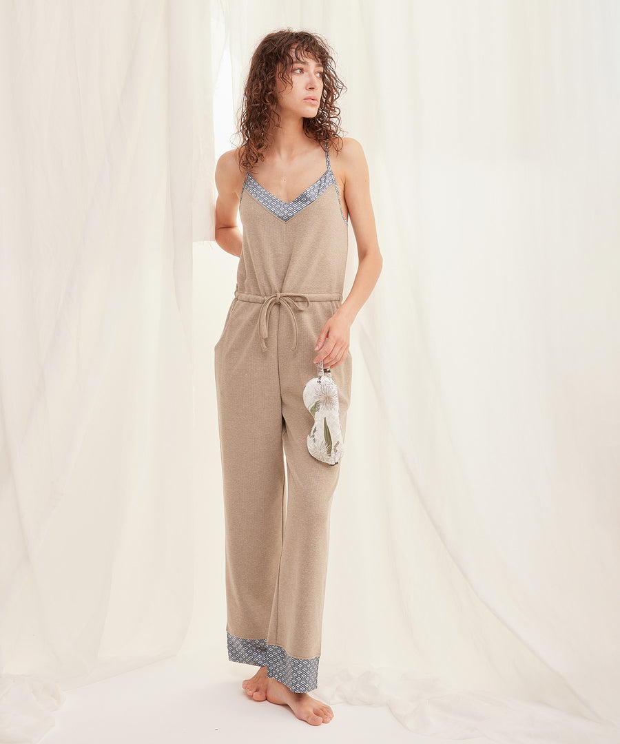 cotton blend styleup rompers / 若葉(light green)