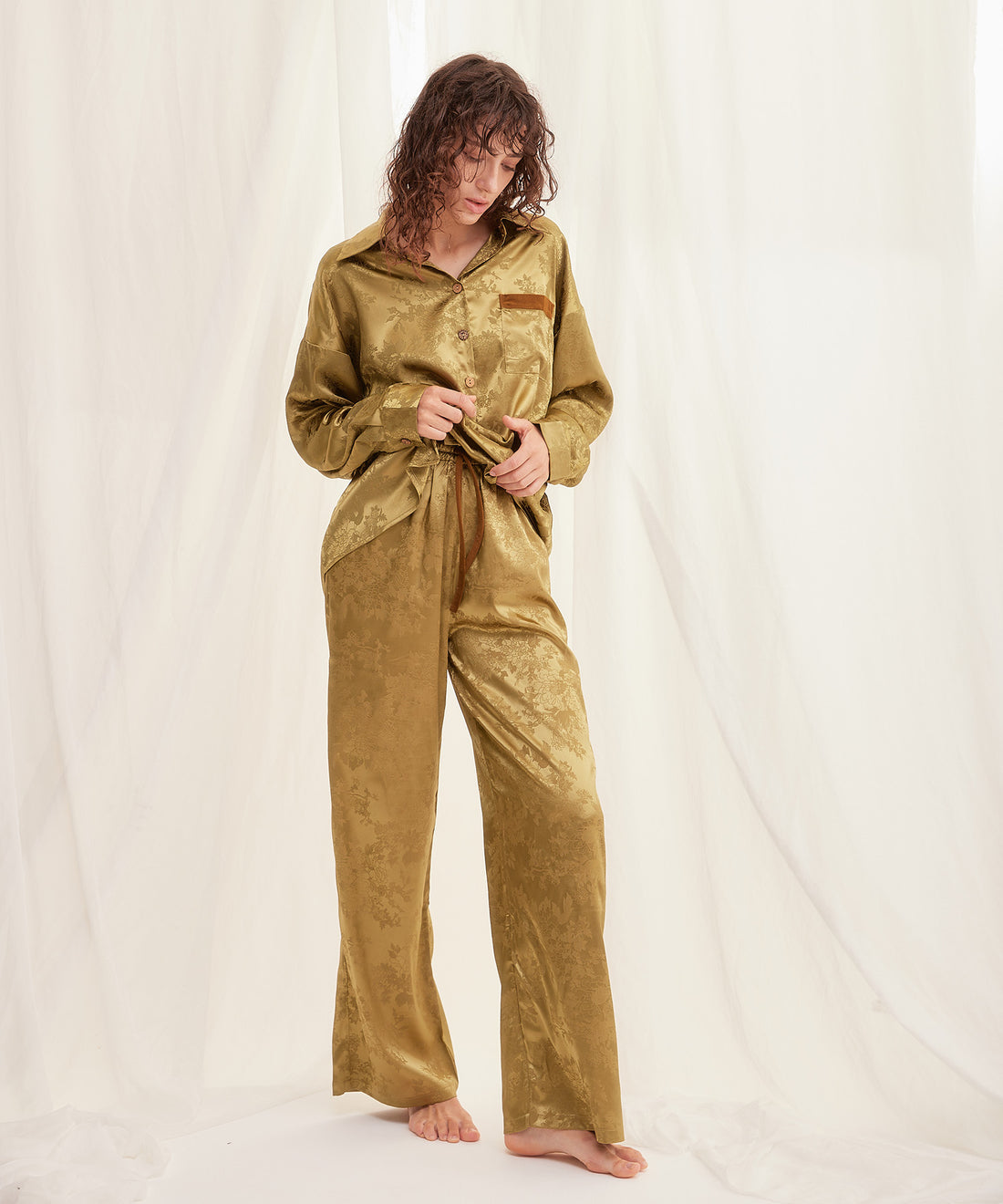 wagara jacquard lounge pants