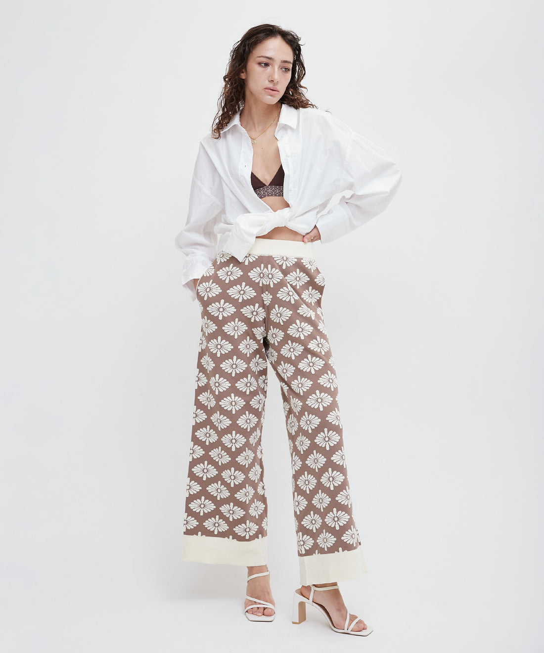 relaxing KIKU knit pants