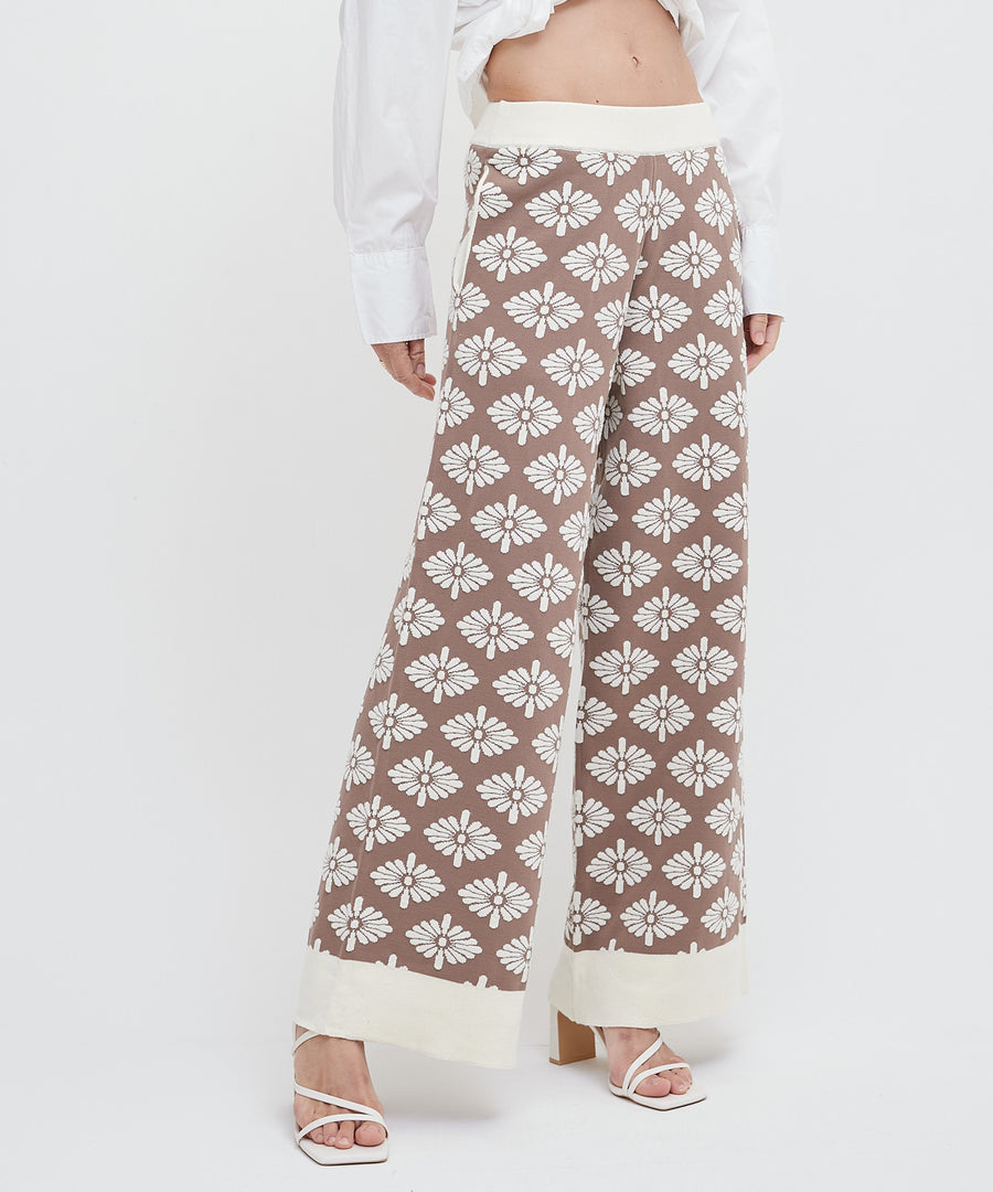 relaxing KIKU knit pants