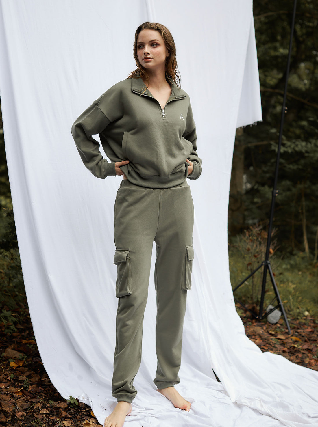 everyday half zip tracksuit