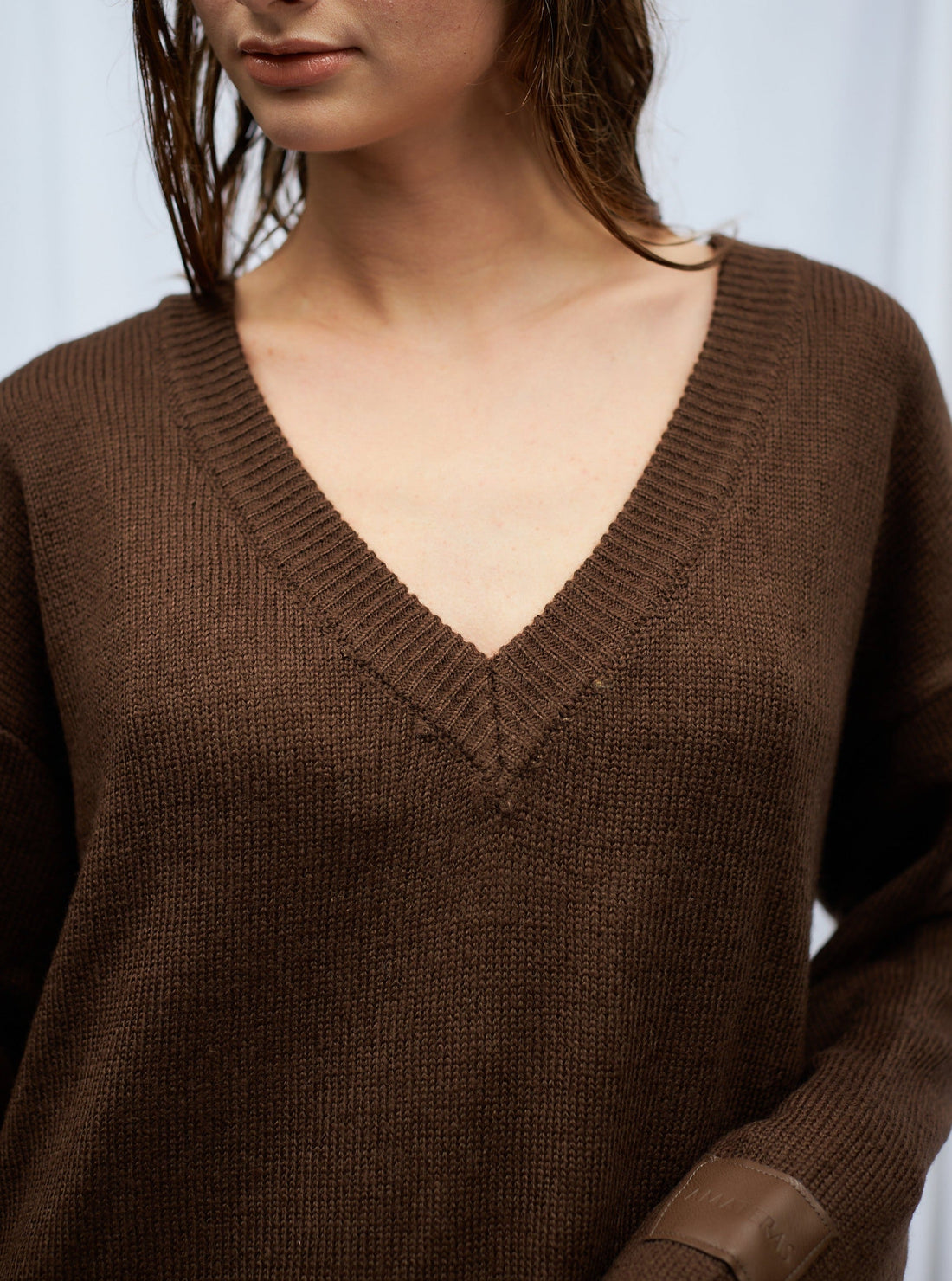 soft knit dress / 枯茶(brown)