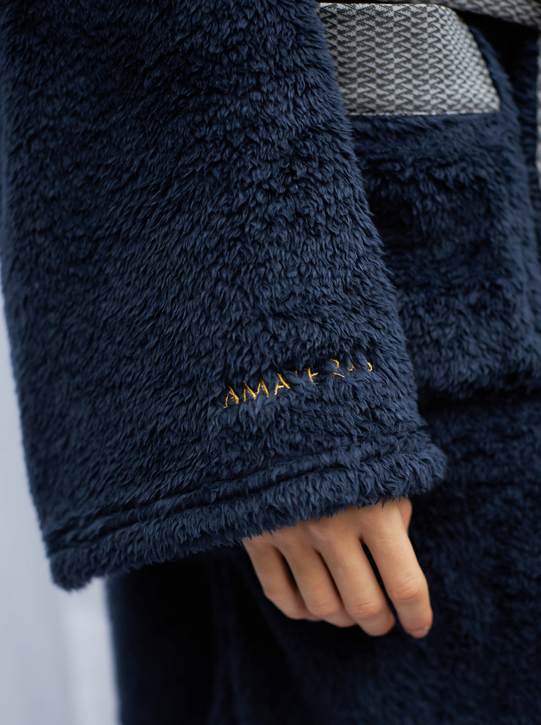 lightweight luxe fur robe