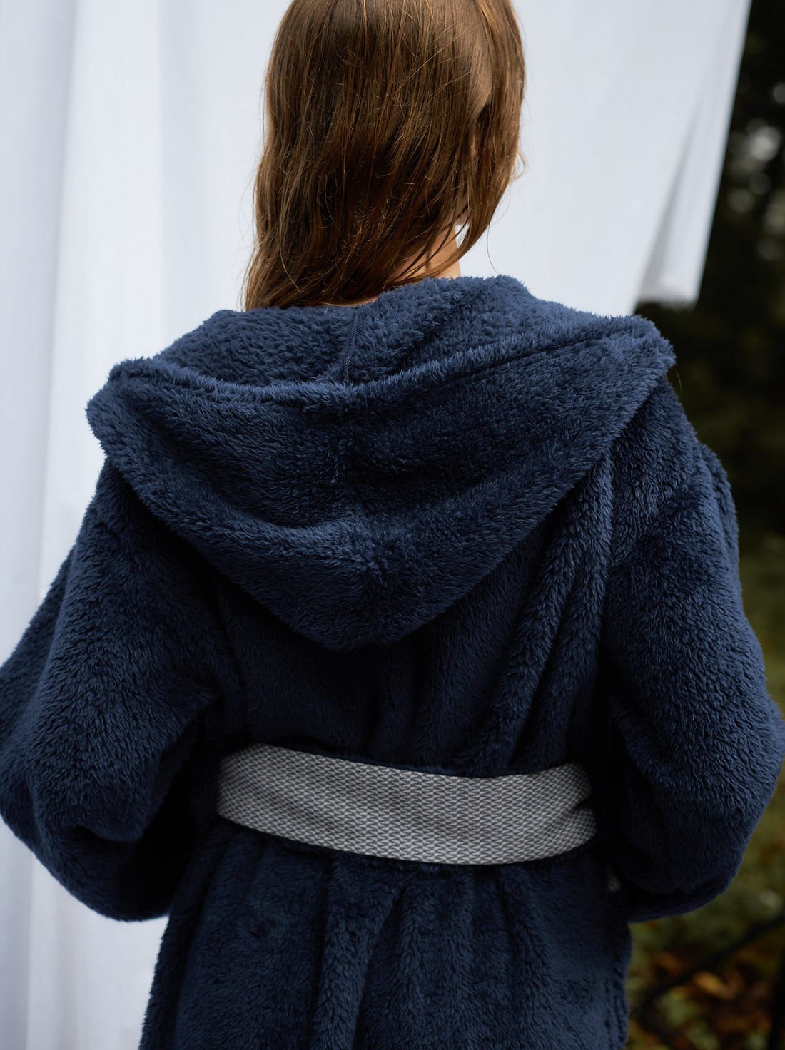 lightweight luxe fur robe