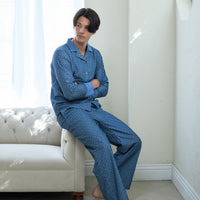 unisex WAGARA NEL-pajama set / 松葉(khaki)
