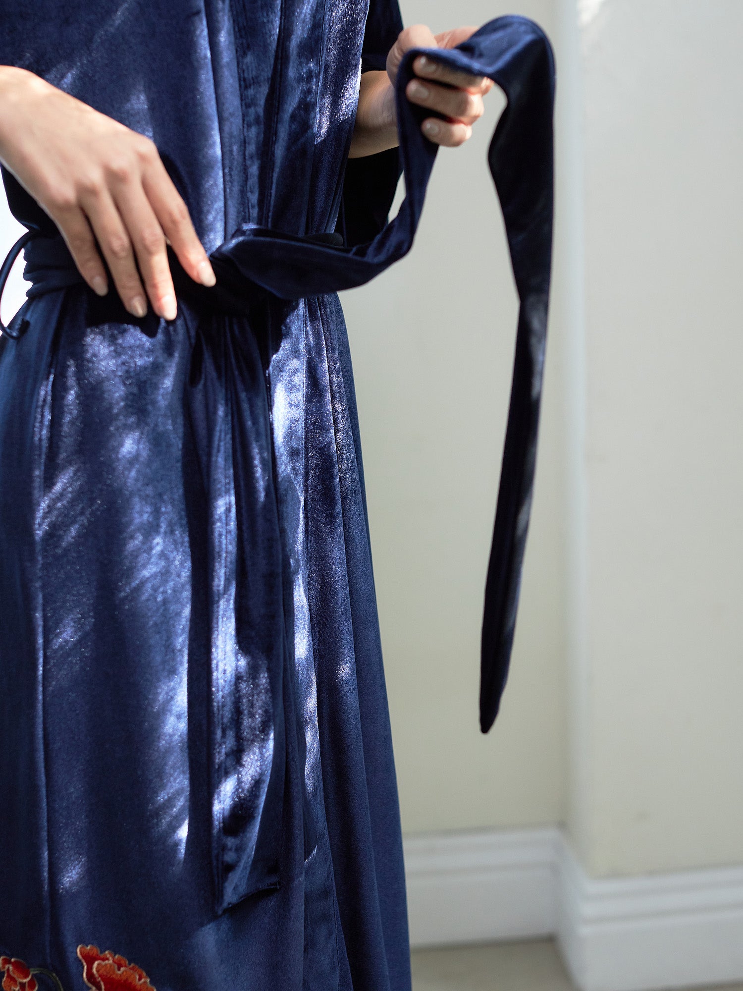 velour KIMONO robe