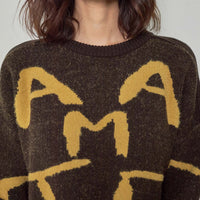 signature logo chunky knit