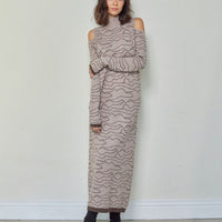 two way pattern knit onepiece