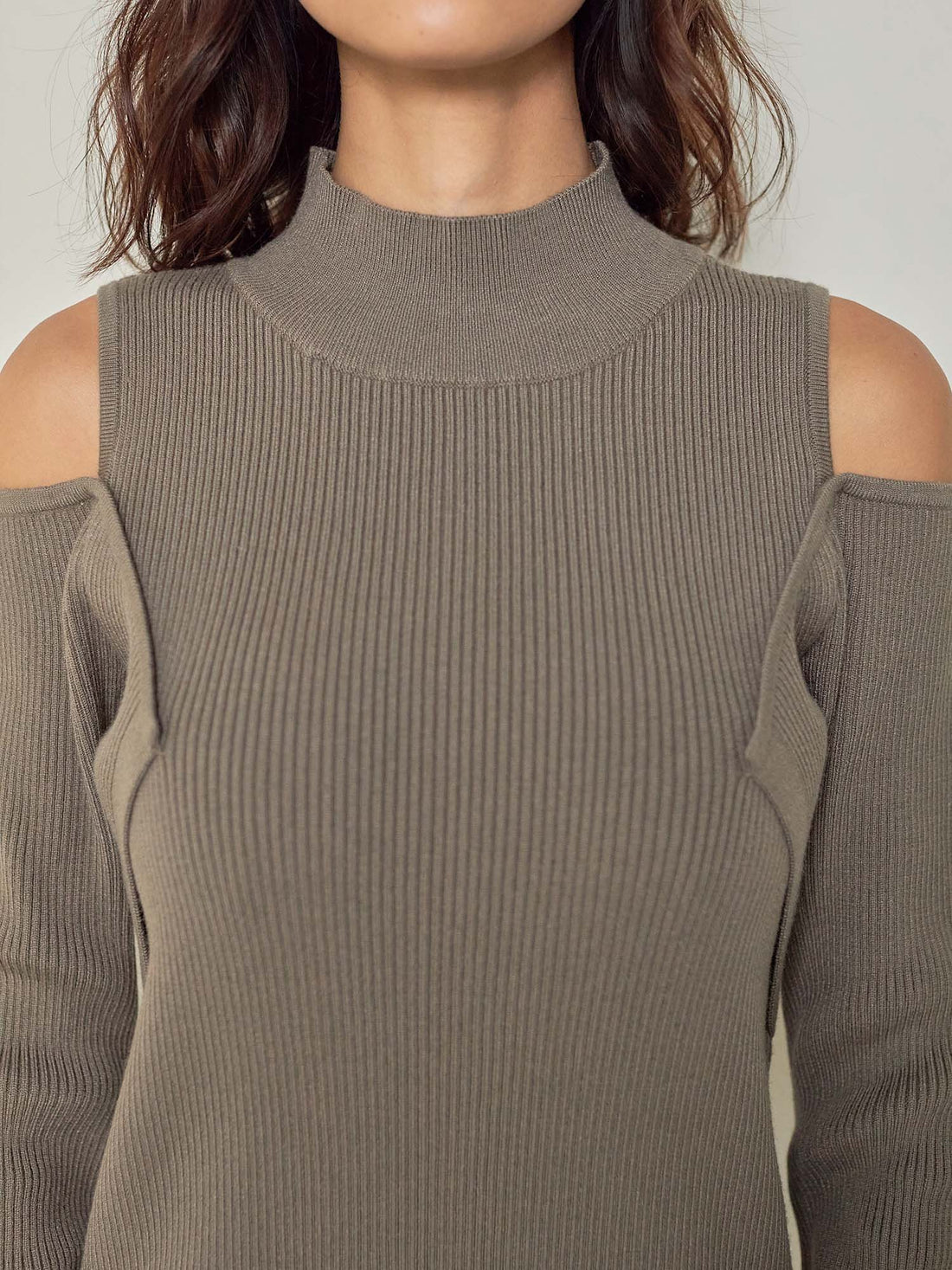 two way pattern knit onepiece
